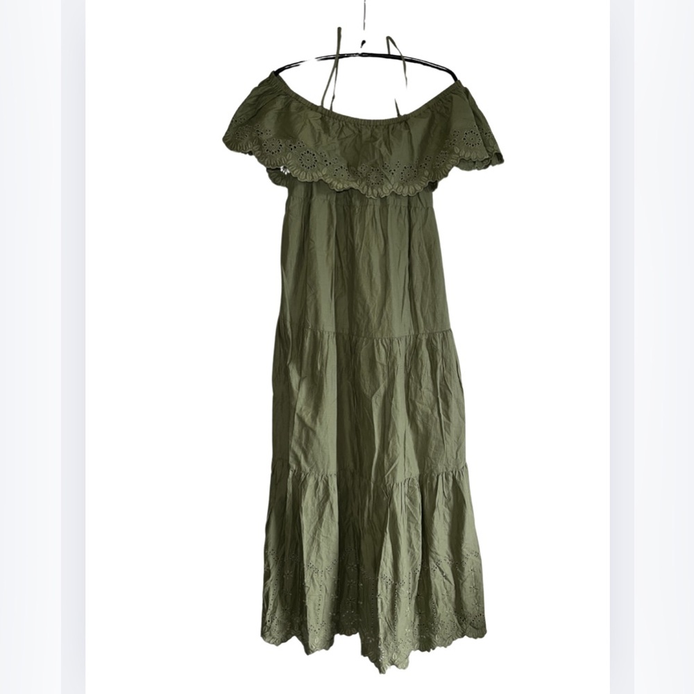 Old Navy Olive Green Maxi Dress